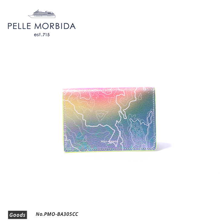 【PELLE MORBIDA|ペッレモルビダ】カードケースCano Cristales PMO-BA305CC Rainbow