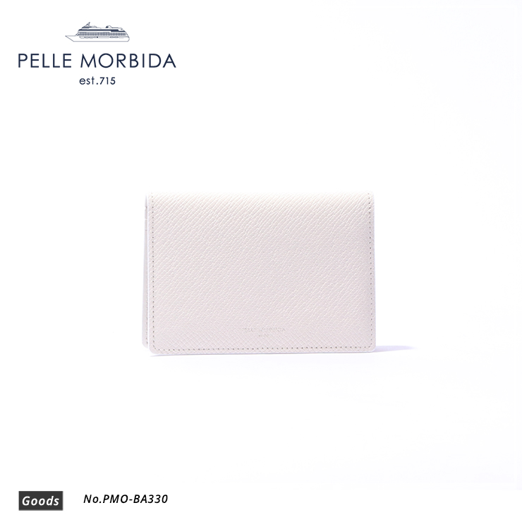 【PELLE MORBIDA|ペッレ モルビダ】カードケース Barca PMO-BA330 White