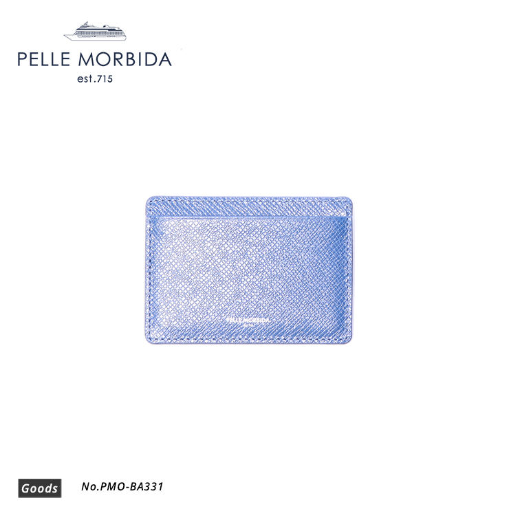 【PELLE MORBIDA|ペッレ モルビダ】パスケース Barca PMO-BA331 Blue