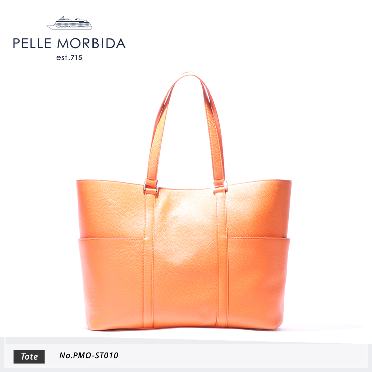 【PELLE MORBIDA|ペッレ モルビダ】トートバッグ Colore PMO-ST010 Orange