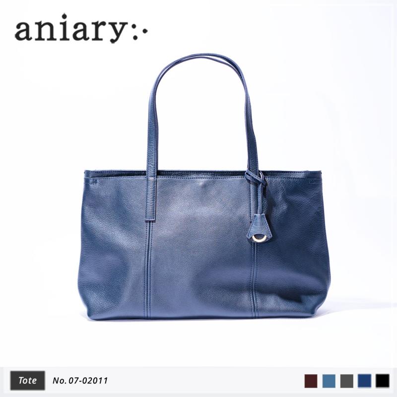 aniary トートバッグ Shrink leather 牛革 Totebag 07-02011-nv
