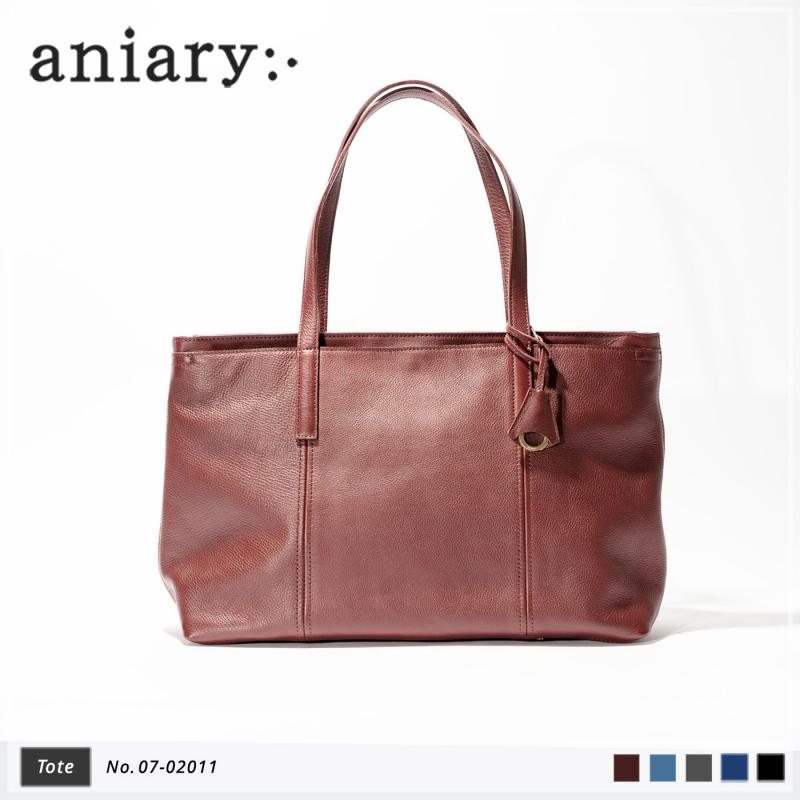 aniary トートバッグ Shrink leather 牛革 Totebag 07-02011-bod