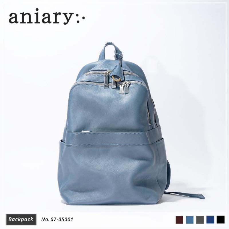 aniary バックパック Shrink leather 牛革Backpack 07-05001-nvgy