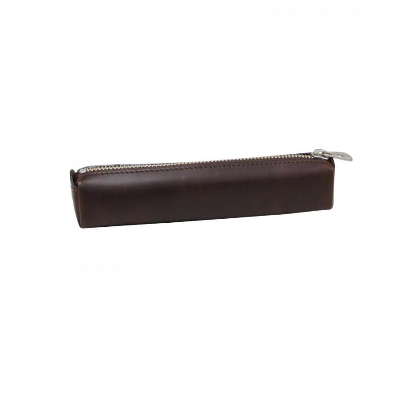 HERGOPOCH エルゴポック ペンケース ワキシングレザー Pen case 06W-PEN ダークブラウン Dark Brown