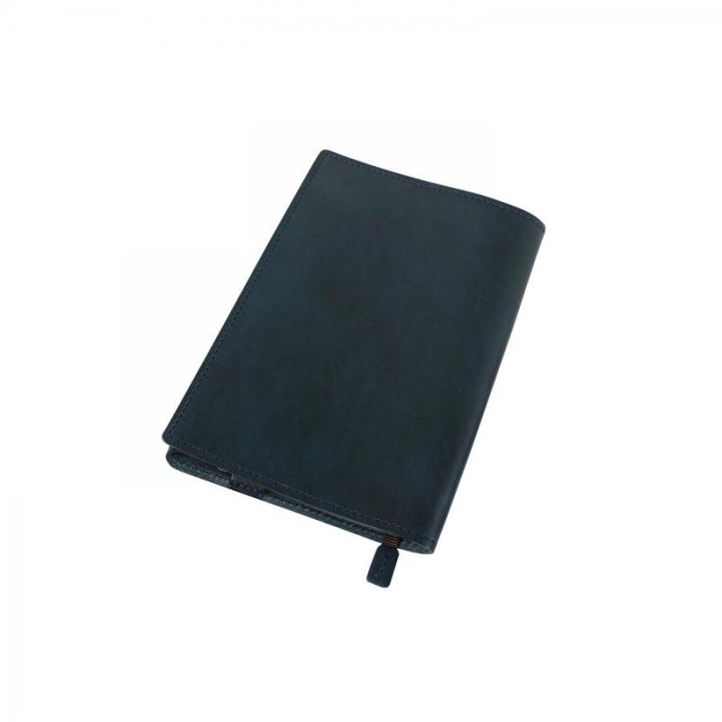 HERGOPOCH エルゴポック  ブックカバー ワキシングレザー Book Cover 06W-BC ネイビー Navy