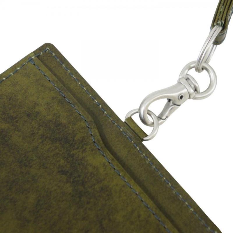 HERGOPOCH エルゴポック  IDカードホルダー ワキシングレザー 06w-id グリーン Green