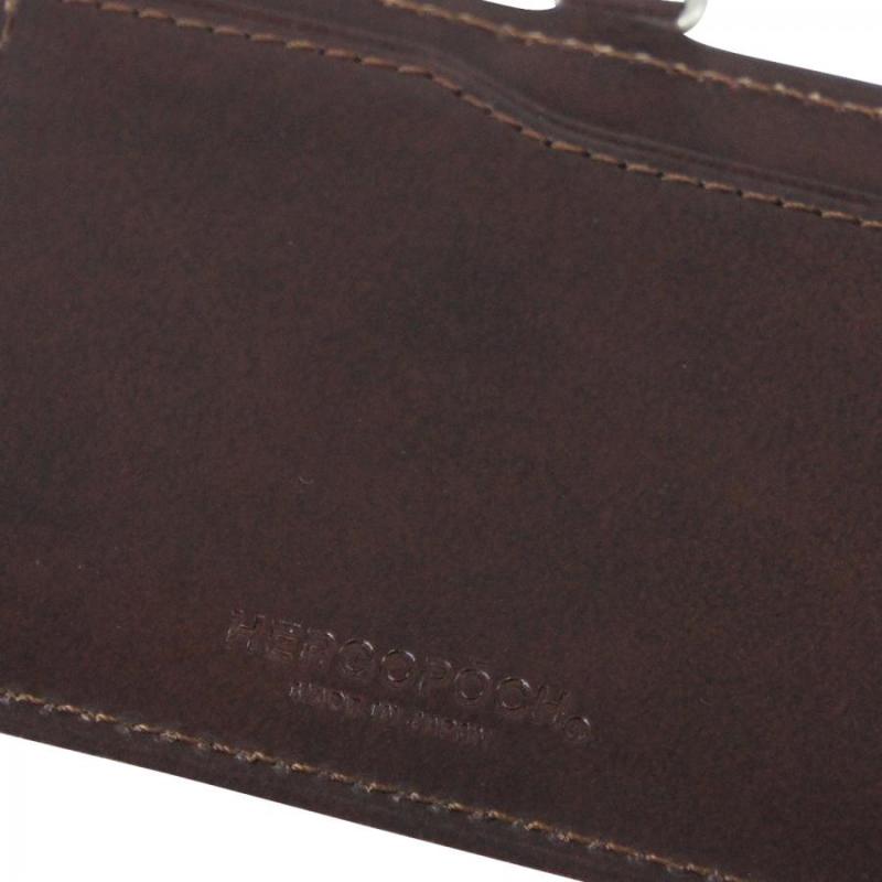 HERGOPOCH エルゴポック  IDカードホルダー ワキシングレザー 06w-id グリーン Green
