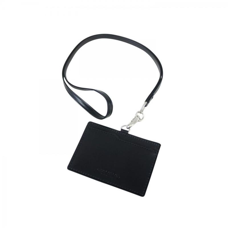 HERGOPOCH エルゴポック  IDカードホルダー ワキシングレザー 06w-id ブラック Black