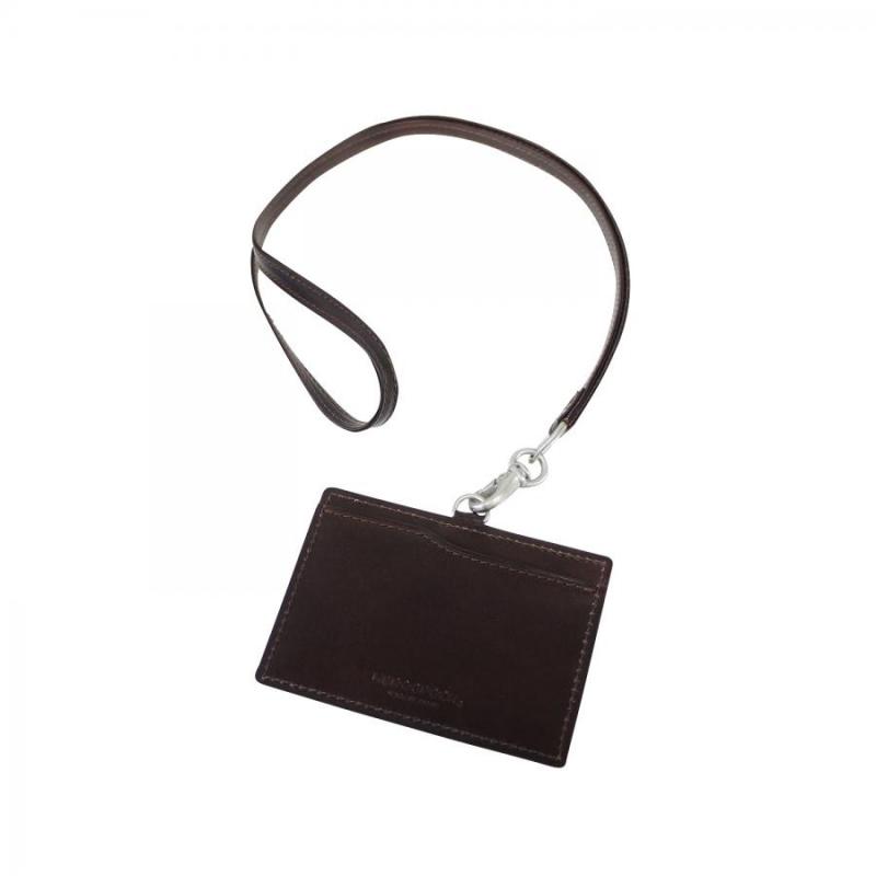 HERGOPOCH エルゴポック  IDカードホルダー ワキシングレザー 06w-id ダークブラウン Dark Brown