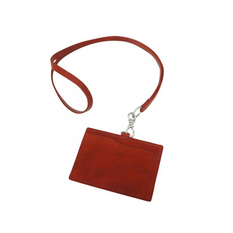 HERGOPOCH エルゴポック  IDカードホルダー ワキシングレザー 06w-id レッド Red