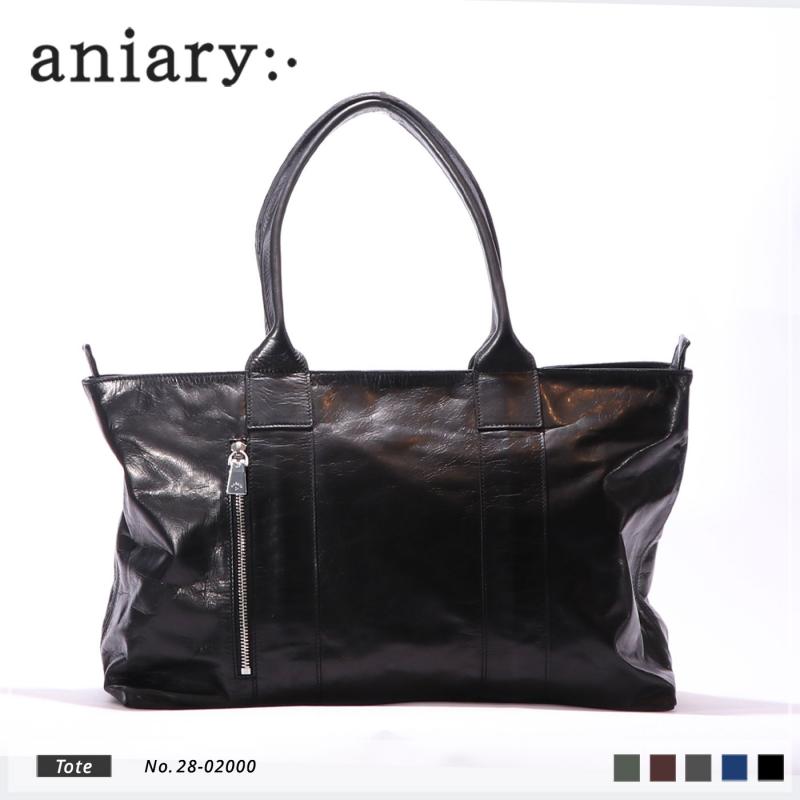aniary トートバッグ Reality Leather 牛革 Totebag 28-02000-bk