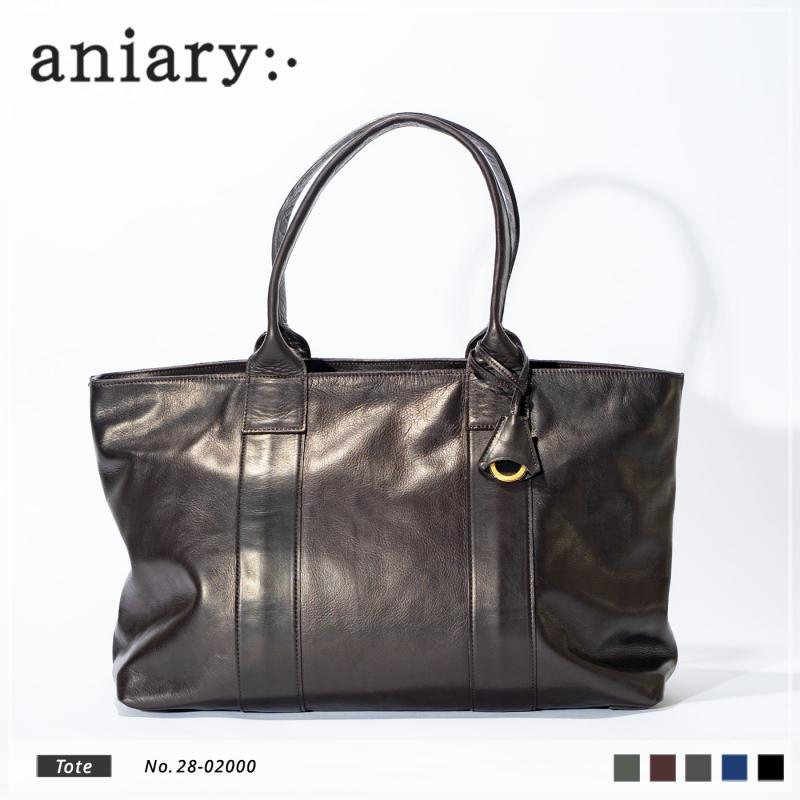 aniary トートバッグ Reality Leather 牛革 Totebag 28-02000-dbr