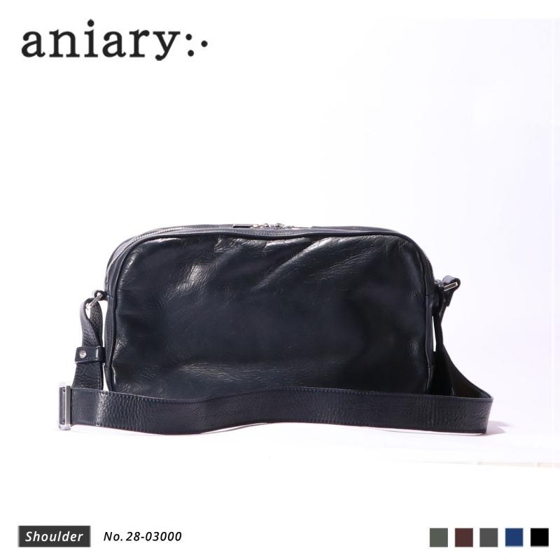 【aniary|アニアリ】ショルダーバッグ Reality Leather 28-03000 Dark Navy