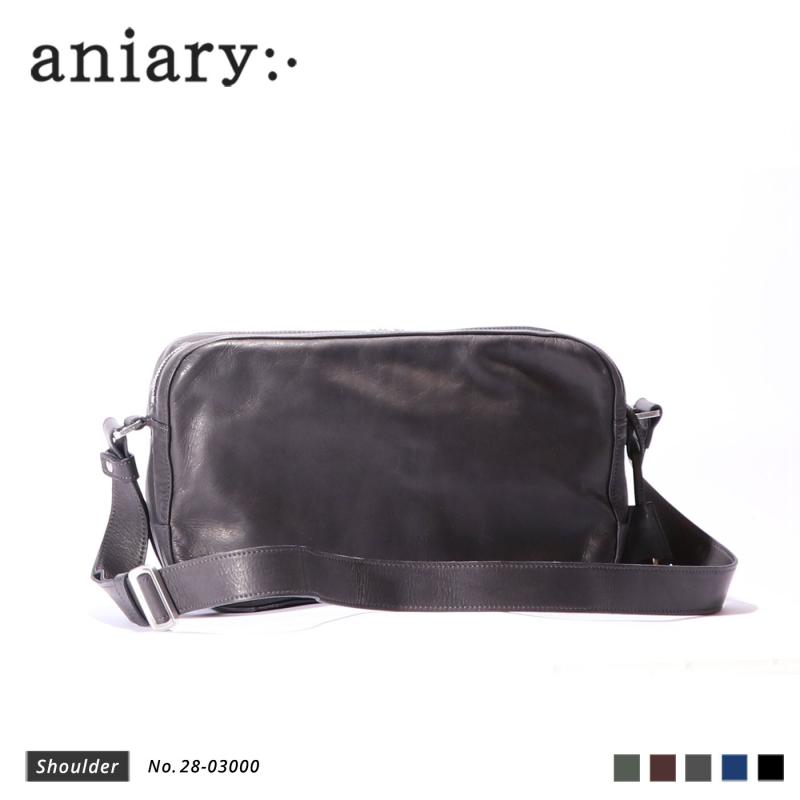 【aniary|アニアリ】ショルダーバッグ Reality Leather 28-03000 Charcoal Gray