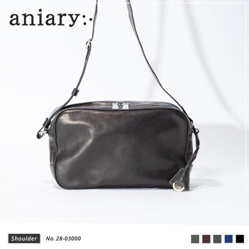 【aniary|アニアリ】ショルダーバッグ Reality Leather 28-03000 Dark Brown