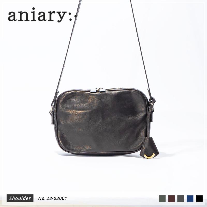 【aniary|アニアリ】ショルダーバッグ Reality Leather 28-03001 Dark Brown