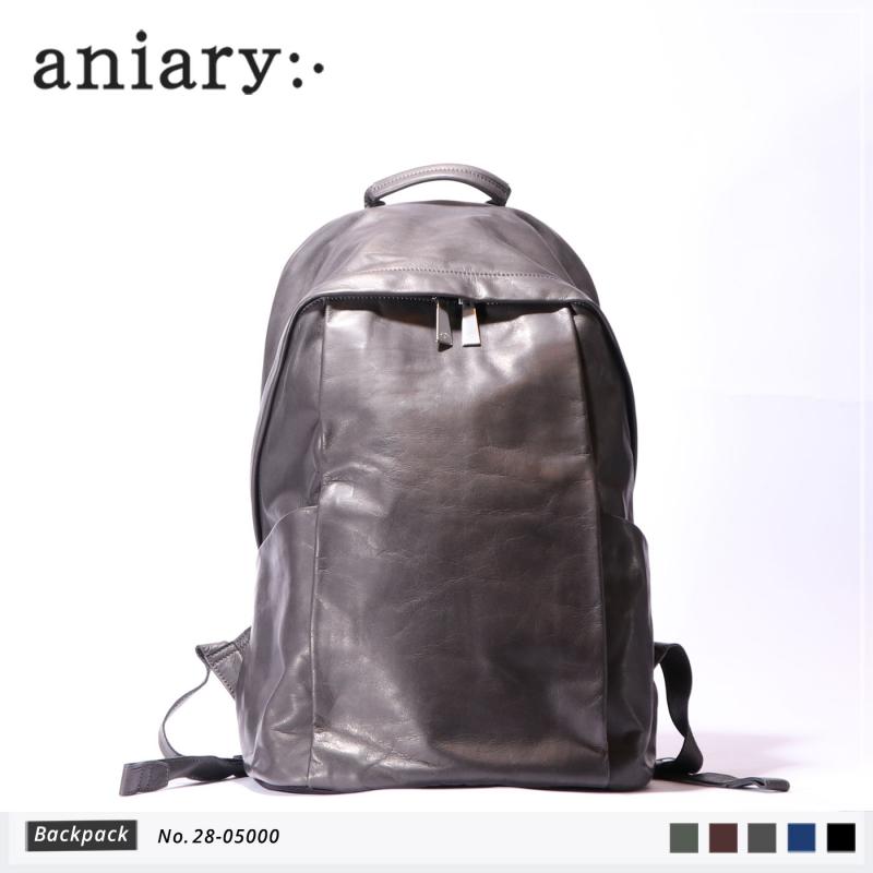 【aniary|アニアリ】バックパック Reality Leather 28-05000 Charcoal Gray