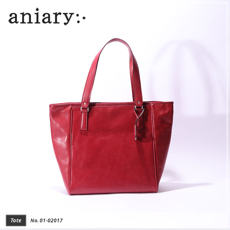 【aniary|アニアリ】トートバッグ Antique Leather 01-02017 Cardinal Red