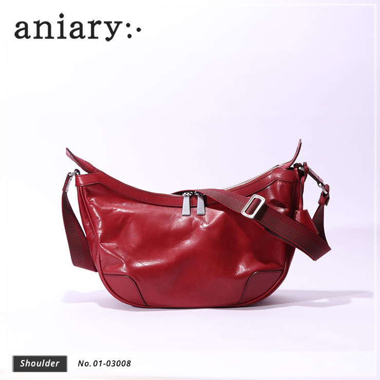 【aniary|アニアリ】ショルダーバッグ Antique Leather 01-03008 Cardinal Red