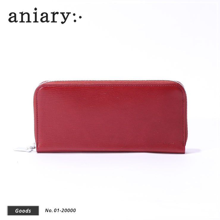 【aniary|アニアリ】ウォレット Antique Leather 01-20003 Cardinal Red