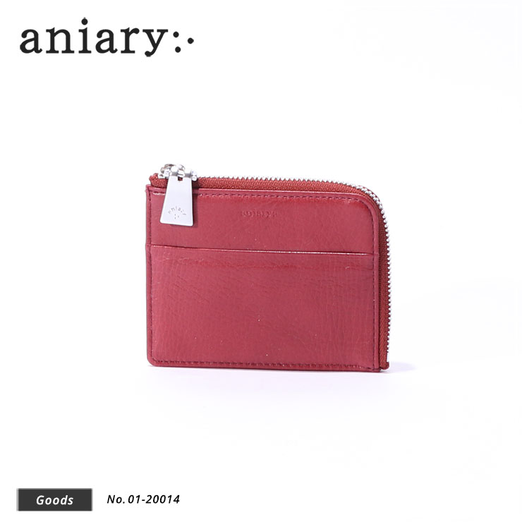 【aniary|アニアリ】コインケース Antique Leather 01-20014 Cardinal Red