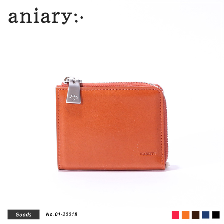 【aniary|アニアリ】ウォレット Antique Leather 01-20018 Dark Orange