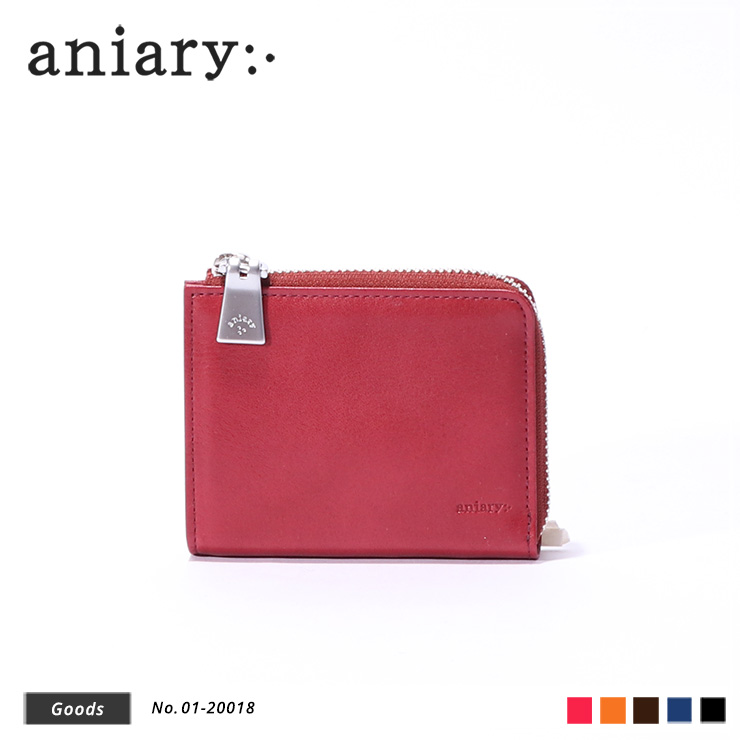 【aniary|アニアリ】ウォレット Antique Leather 01-20018 Cardinal Red
