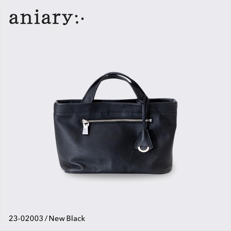 【aniary|アニアリ】トートバッグ Crossing Leather 23-02003 New Black