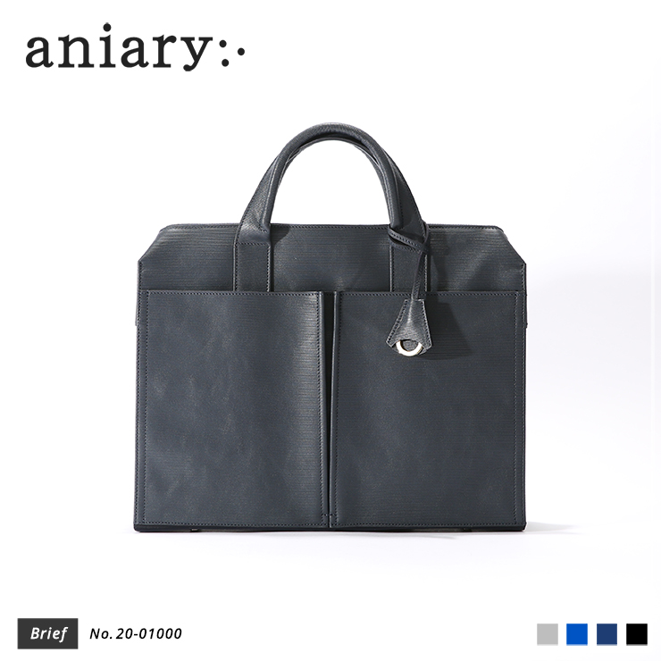 【aniary|アニアリ】ブリーフケース Refine Leather 20-01000 Navy