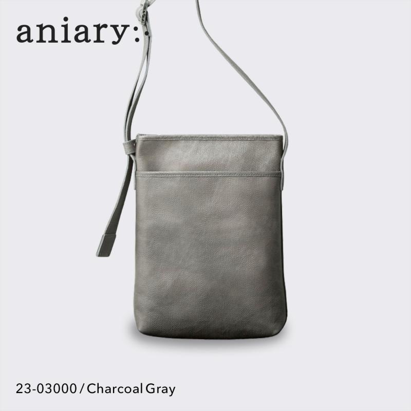 【aniary|アニアリ】トートバッグ Crossing Leather 23-03000 Charcoal Gray