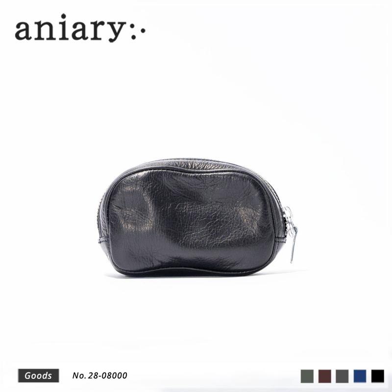 【aniary|アニアリ】クラッチバッグ Reality Leather 28-08000 Black