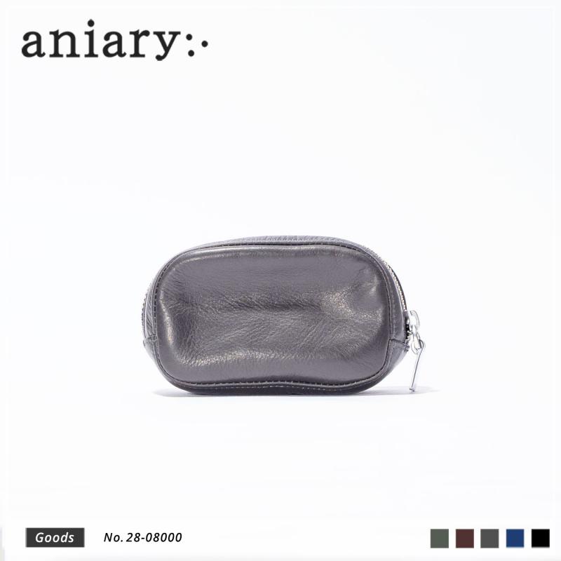 【aniary|アニアリ】クラッチバッグ Reality Leather 28-08000 Chacoal Gray