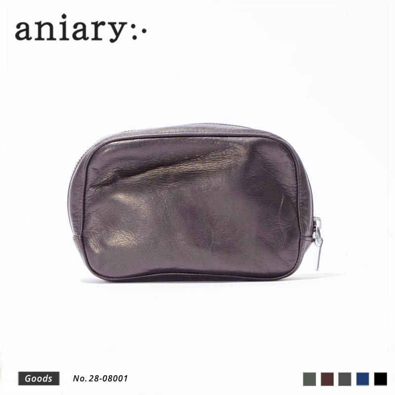 【aniary|アニアリ】クラッチバッグ Reality Leather 28-08001 Dark Brown
