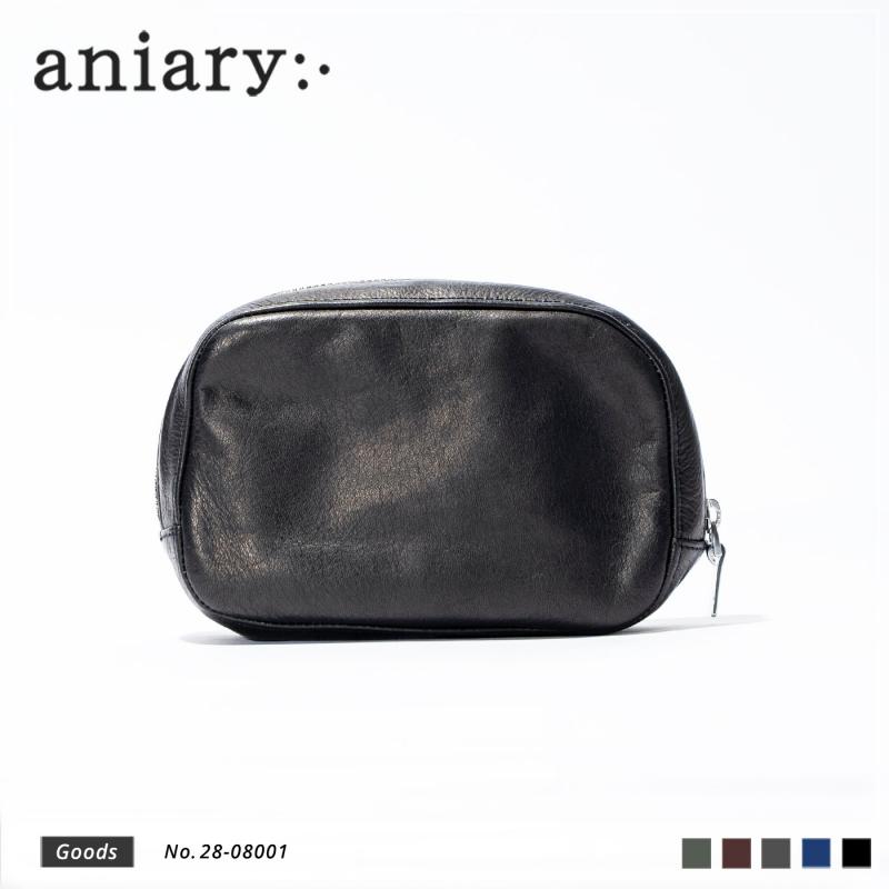 【aniary|アニアリ】クラッチバッグ Reality Leather 28-08001 Black