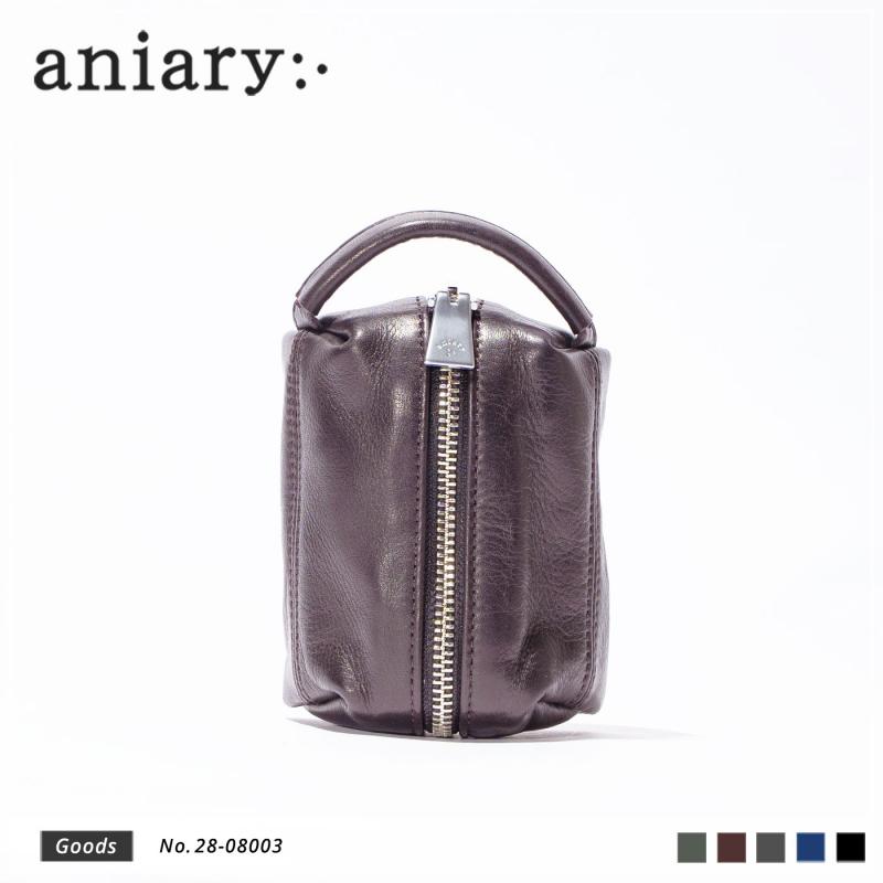 【aniary|アニアリ】クラッチバッグ Reality Leather 28-08003 Dark Brown