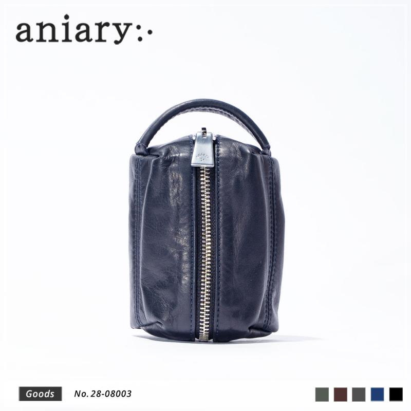 【aniary|アニアリ】クラッチバッグ Reality Leather 28-08003 Dark Navy