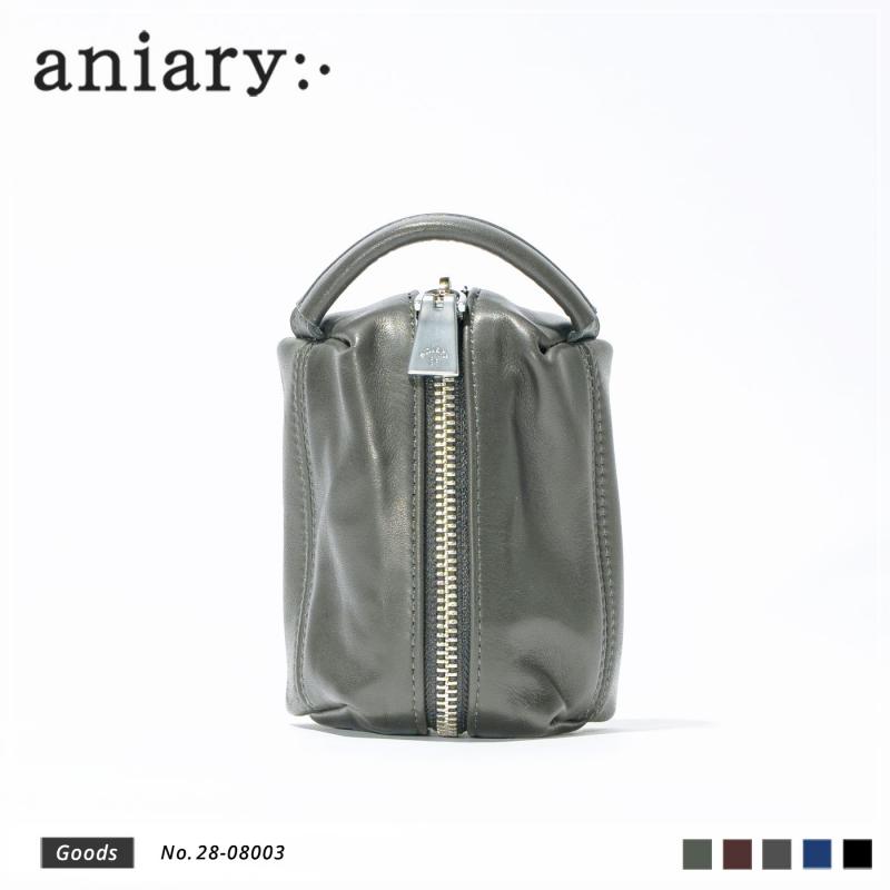 【aniary|アニアリ】クラッチバッグ Reality Leather 28-08003 Dark Moss
