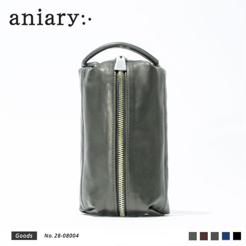 【aniary|アニアリ】クラッチバッグ Reality Leather 28-08004 Dark Moss