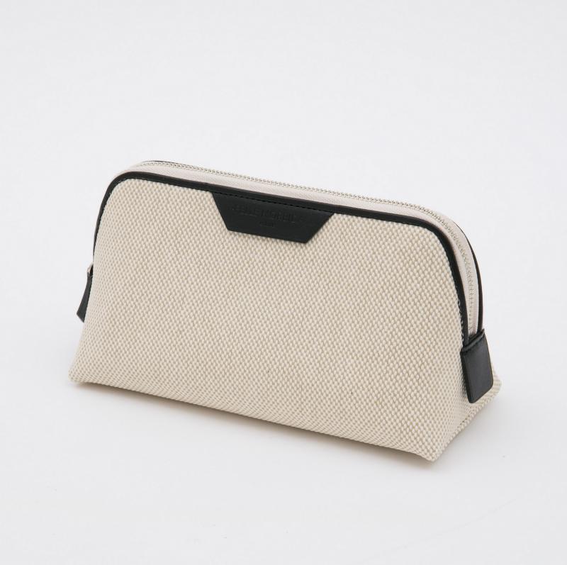 PELLE MORBIDA ポーチ Pouch  pmo-ct003 IVORY×BLACK アイボリー×ブラック