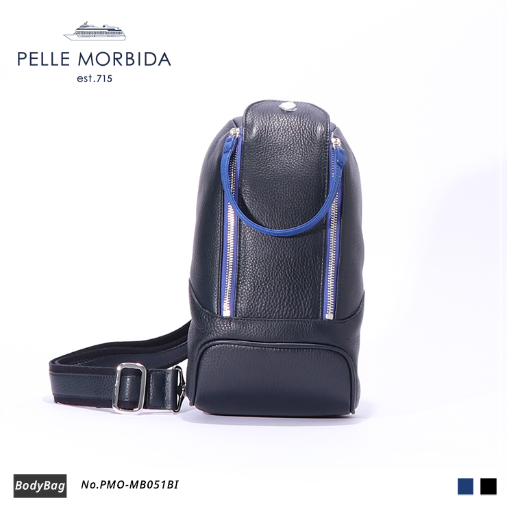 PELLE MORBIDA ボディバッグ bodybag  pmo-mb051bi Navy/Blue