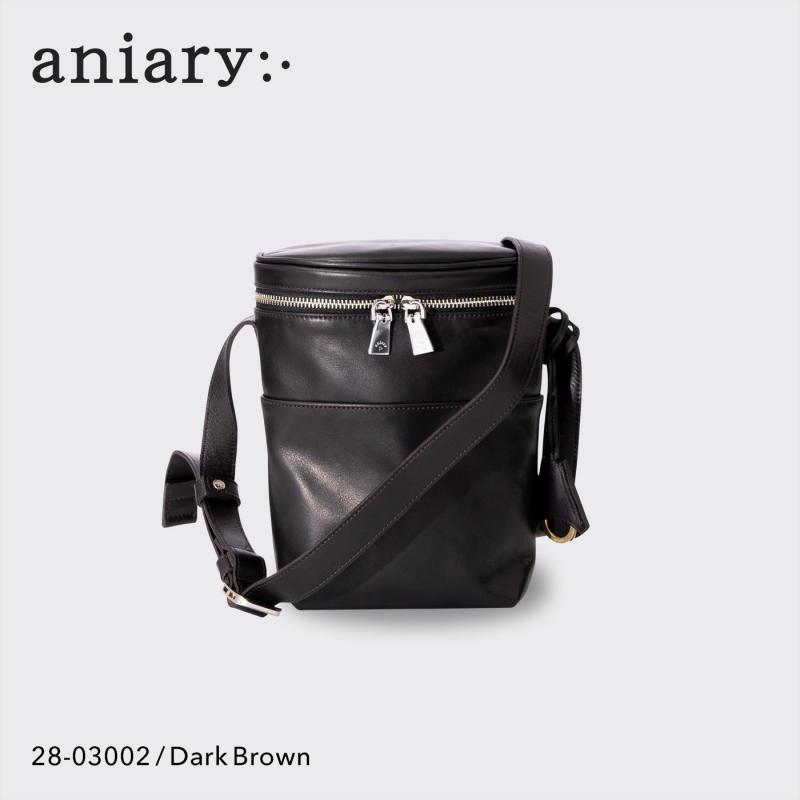 【aniary|アニアリ】ショルダーバッグ Reality Leather 28-03002 Dark Brown