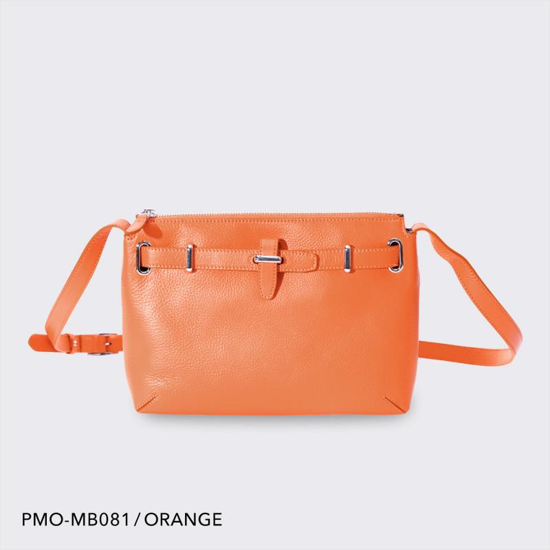 【正規取扱店】【PELLE MORBIDA ペッレモルビダ】メイデンヴォヤージュ 牛革 本革 レザー ショルダーバッグ メンズ【プレゼント ギフト】日本製 PMO-MB081 オレンジ