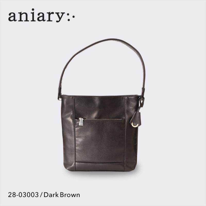 【aniary|アニアリ】ショルダーバッグ Reality Leather 28-03003 Dark Brown