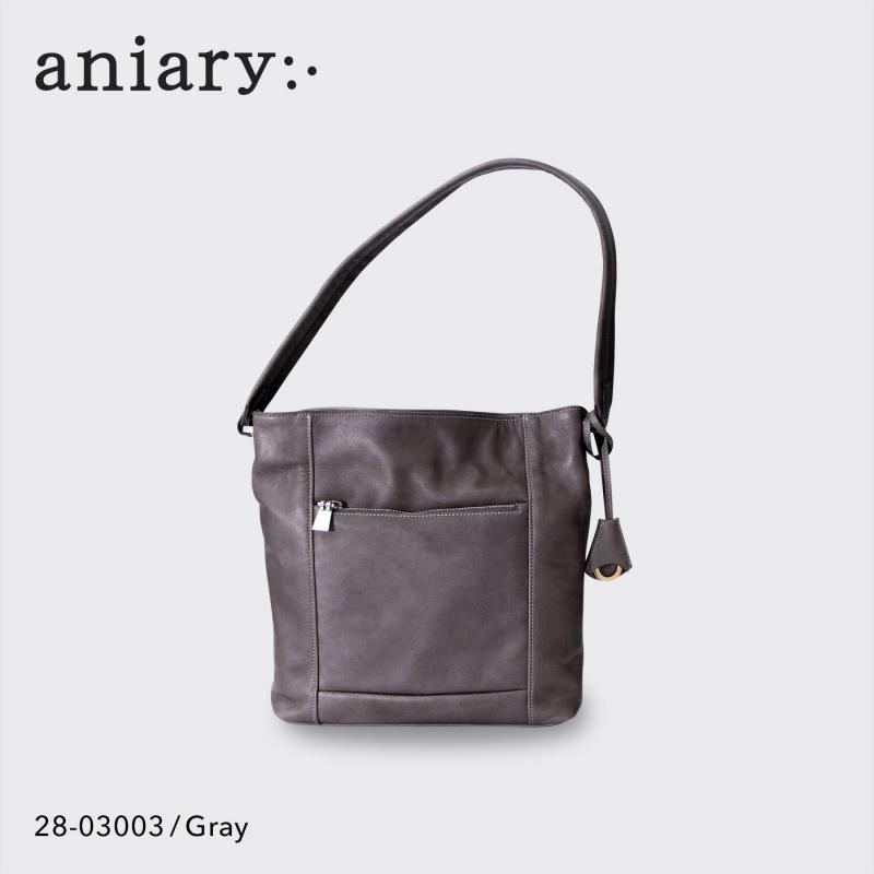【aniary|アニアリ】ショルダーバッグ Reality Leather 28-03003 Gray