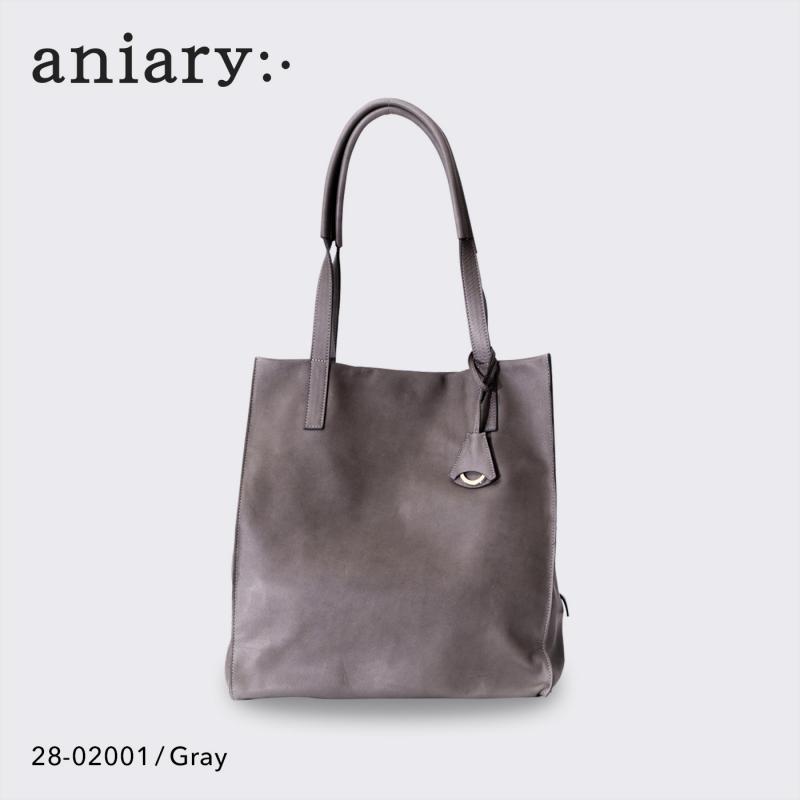 【aniary|アニアリ】トートバッグ Reality Leather 28-02001 Gray
