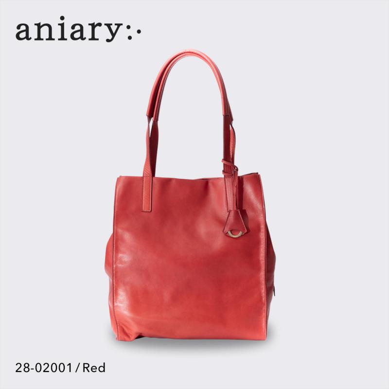 【aniary|アニアリ】トートバッグ Reality Leather 28-02001 Red