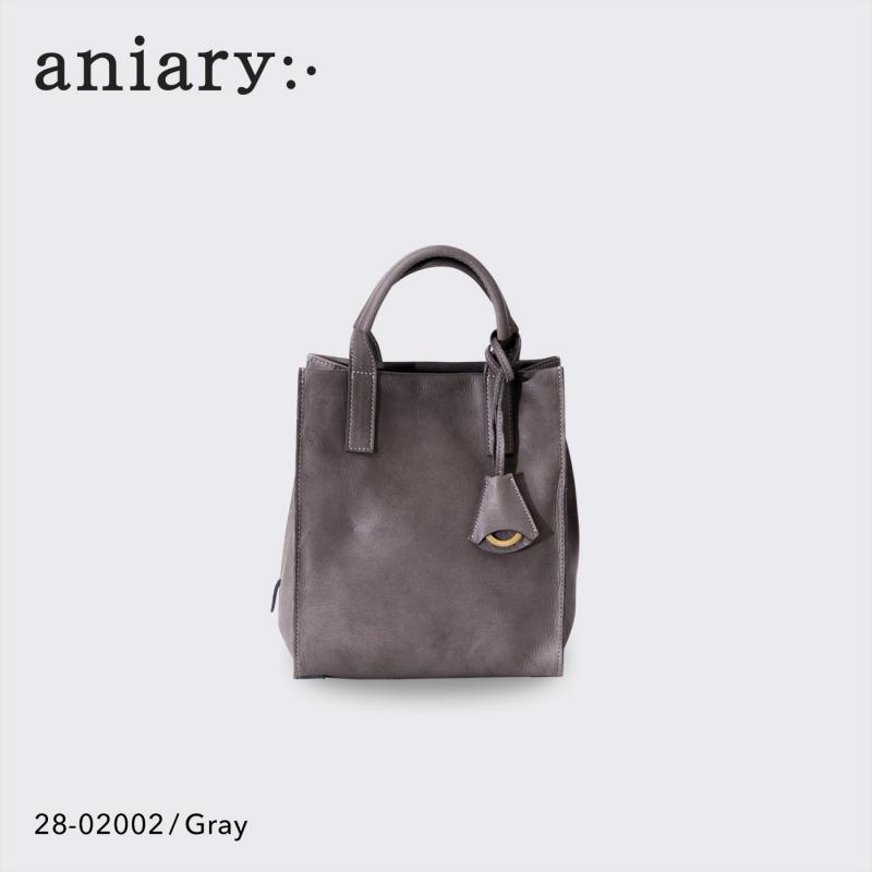 【aniary|アニアリ】トートバッグ Reality Leather 28-02002 Gray