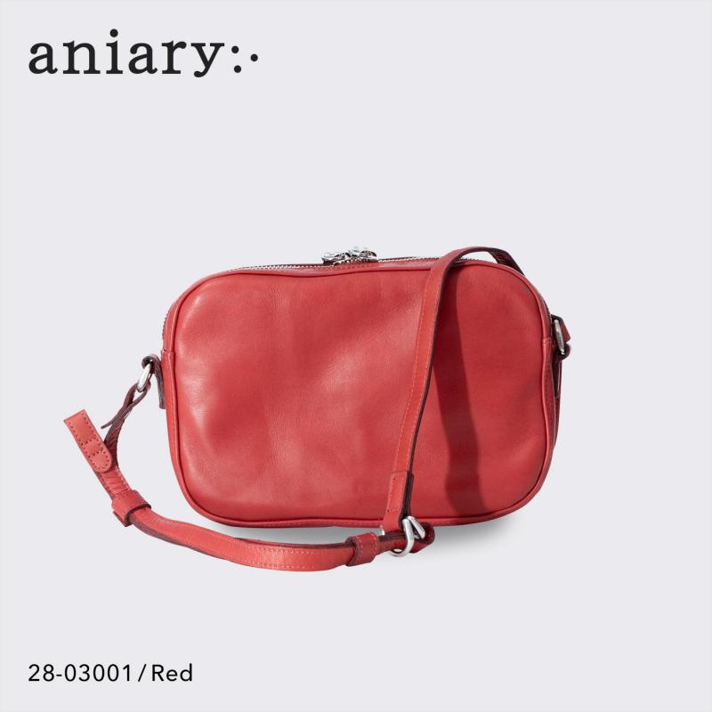 【aniary|アニアリ】ショルダーバッグ Reality Leather 28-03001 Red