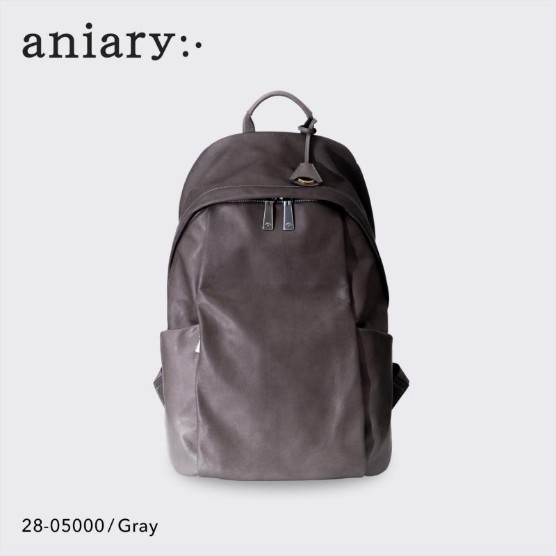 【aniary|アニアリ】バックパック Reality Leather 28-05000 Gray