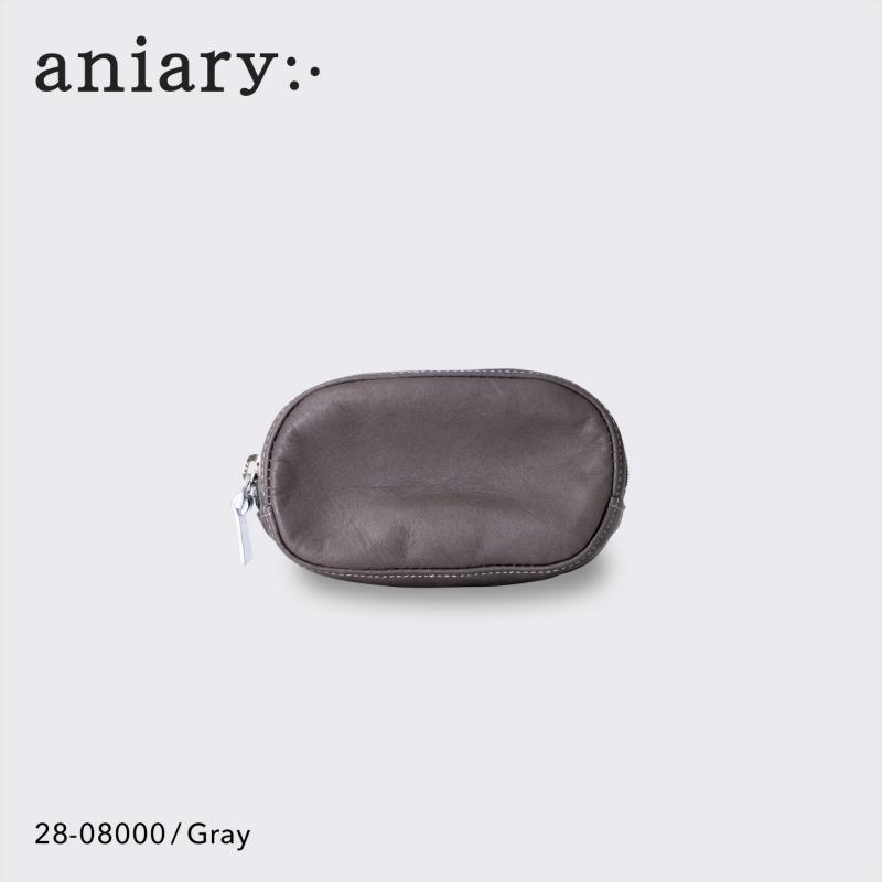【aniary|アニアリ】クラッチバッグ Reality Leather 28-08000 Gray